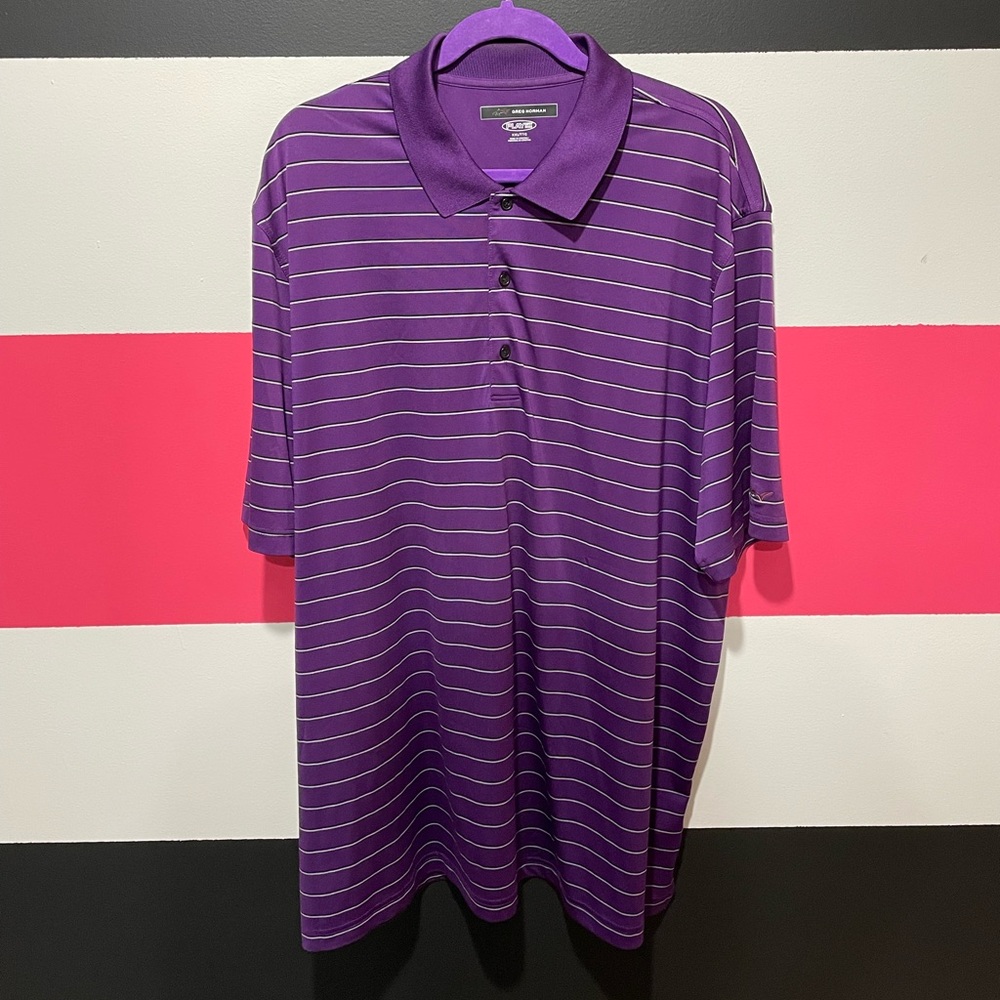 Greg Norman Purple Golf Polo XXL